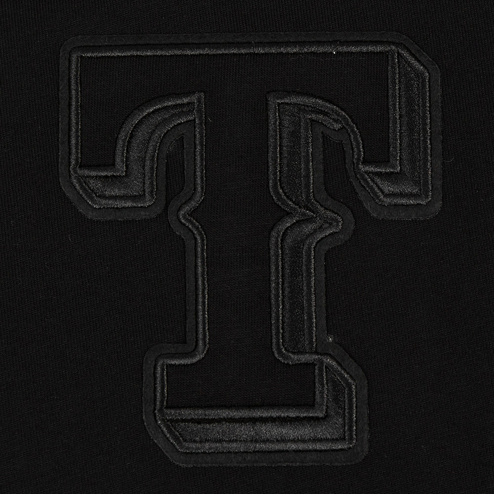 MLB TEXAS RANGERS NEUTRAL MEN'S DROP SHOULDER TOP (BLACK) - Image 5