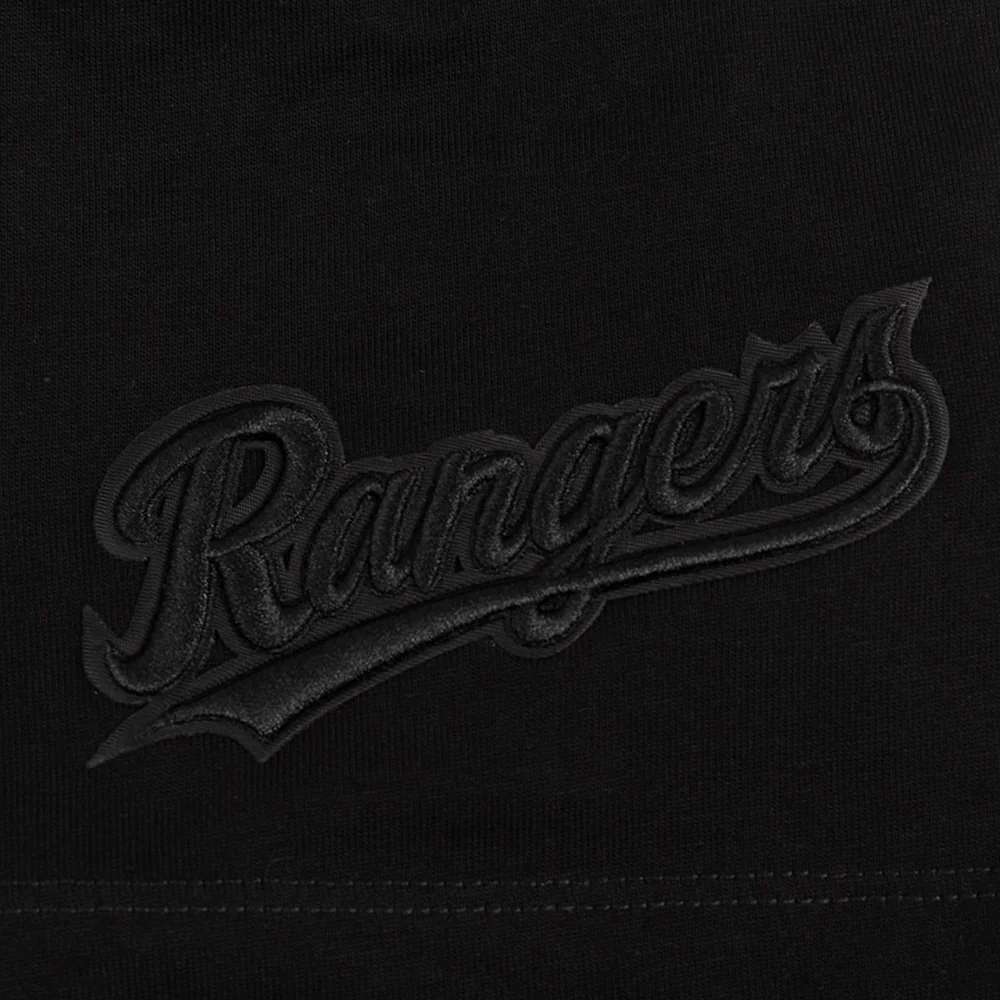 MLB TEXAS RANGERS NEUTRAL MEN'S DROP SHOULDER TOP (BLACK) - Image 6