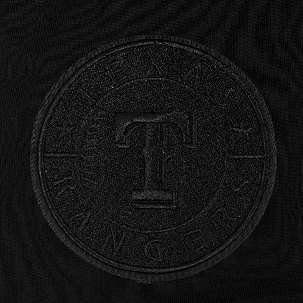 MLB TEXAS RANGERS NEUTRAL MEN'S DROP SHOULDER TOP (BLACK) - Image 7