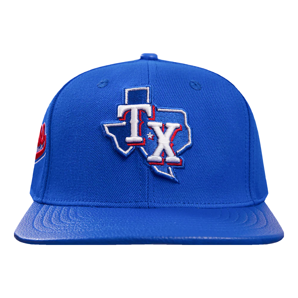 MLB TEXAS RANGERS SCRIPT TAIL WOOL STRAPBACK (ROYAL BLUE)