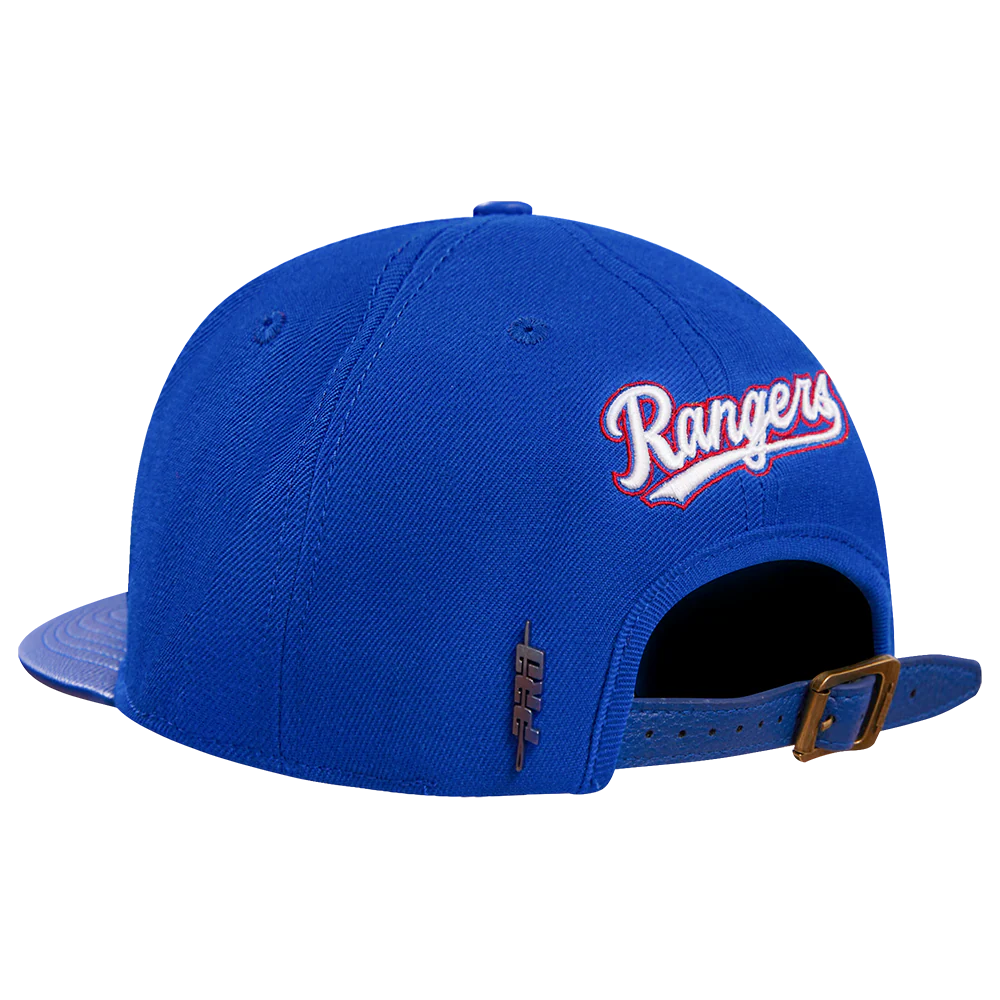 MLB TEXAS RANGERS SCRIPT TAIL WOOL STRAPBACK (ROYAL BLUE) - Image 5