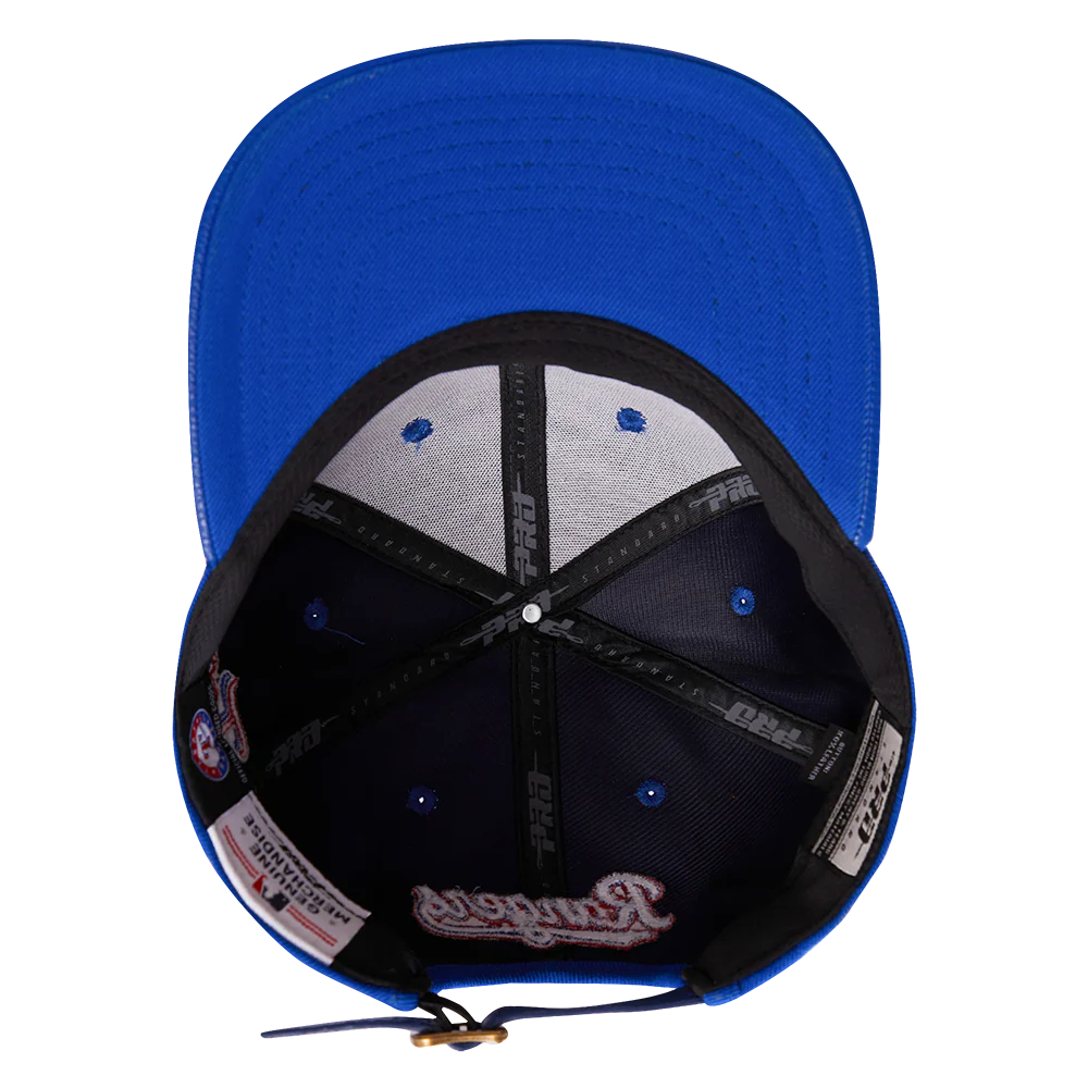 MLB TEXAS RANGERS SCRIPT TAIL WOOL STRAPBACK (ROYAL BLUE) - Image 8