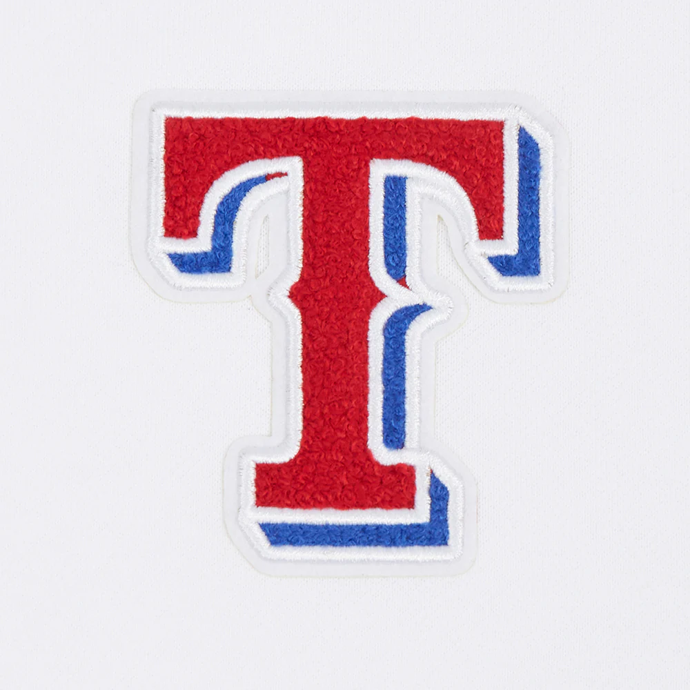 MLB TEXAS RANGERS CLASSIC WOMEN'S FLEECE HOODIE DRESS (WHITE) - Image 5