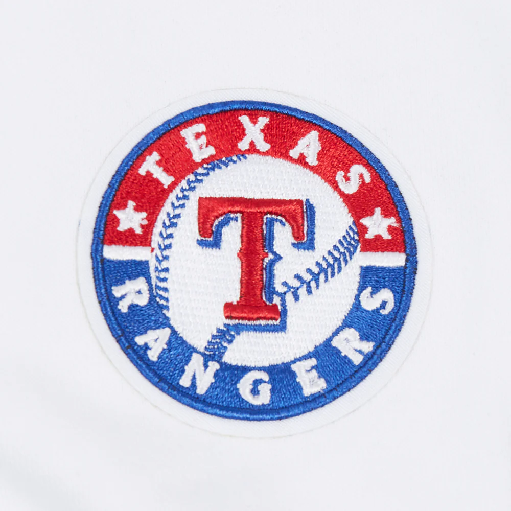 MLB TEXAS RANGERS CLASSIC WOMEN'S FLEECE PULLOVER HOODIE (WHITE) - Image 6