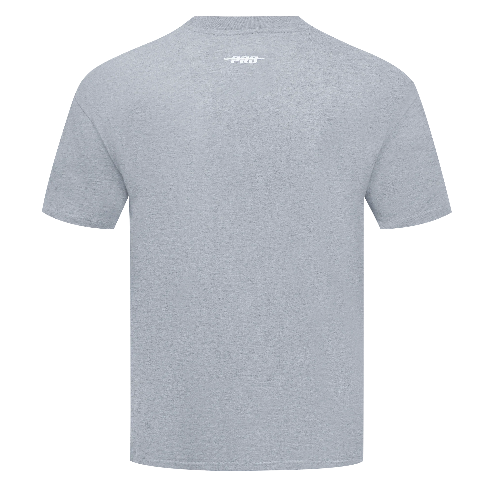 PRO STANDARD CLASSIC CHENILLE WHT LOGO MEN'S CJ DROP SHOULDER TEE (DARK HEATHER GRAY) - Image 4