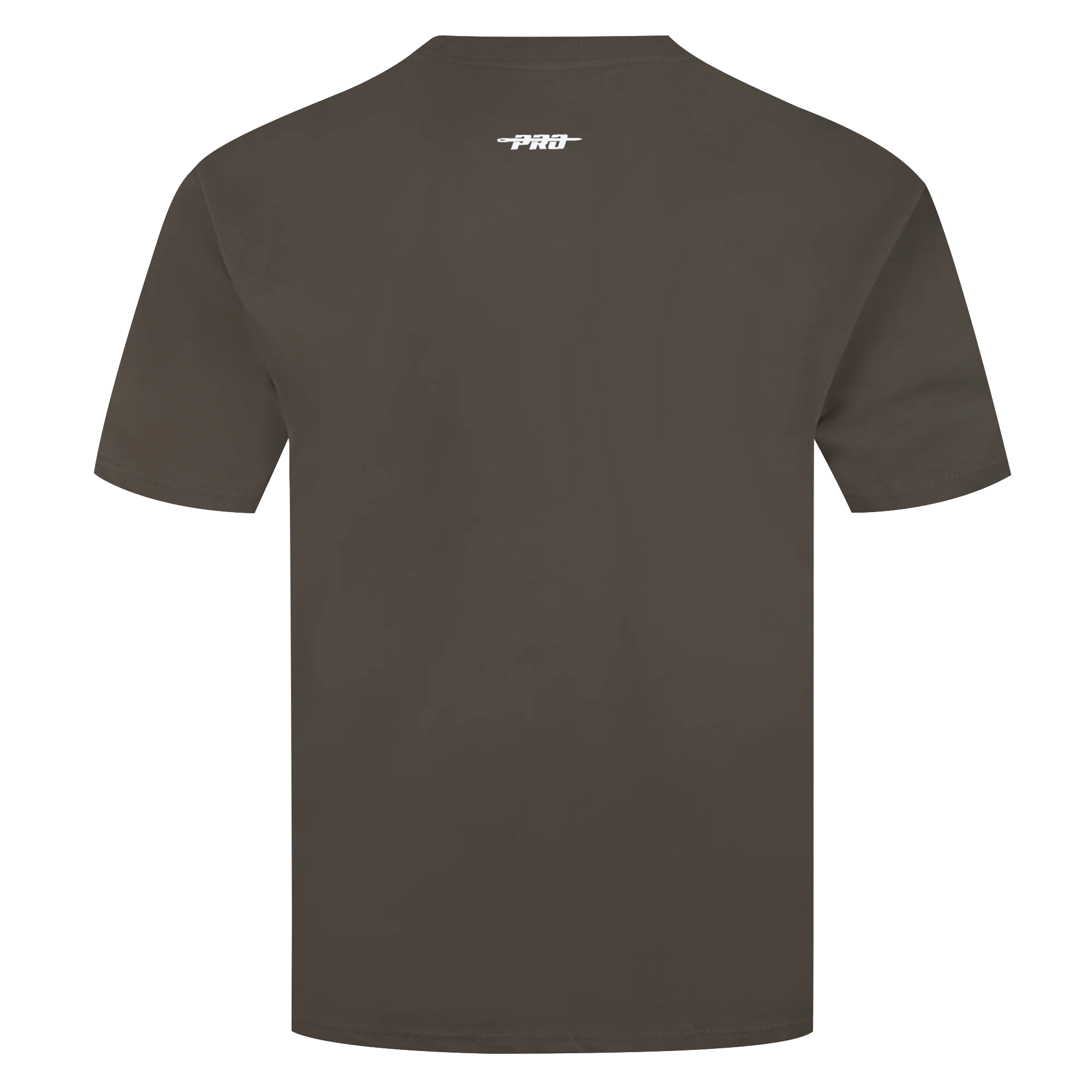PRO STANDARD CLASSIC CHENILLE WHT LOGO MEN'S CJ DROP SHOULDER TEE (DARK TAUPE) - Image 3