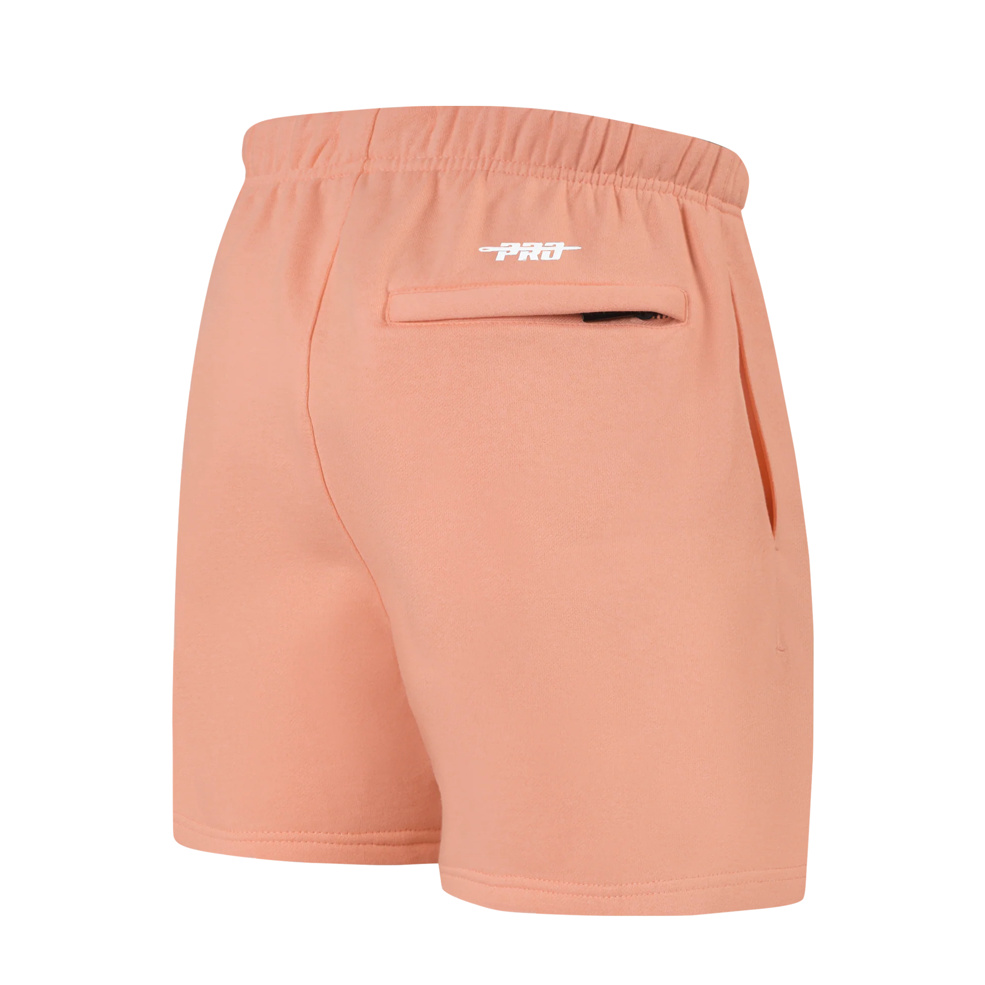 PRO STANDARD CLASSIC CHENILLE WHT LOGO MEN'S FLC SHORT (GUAVA) - Image 4