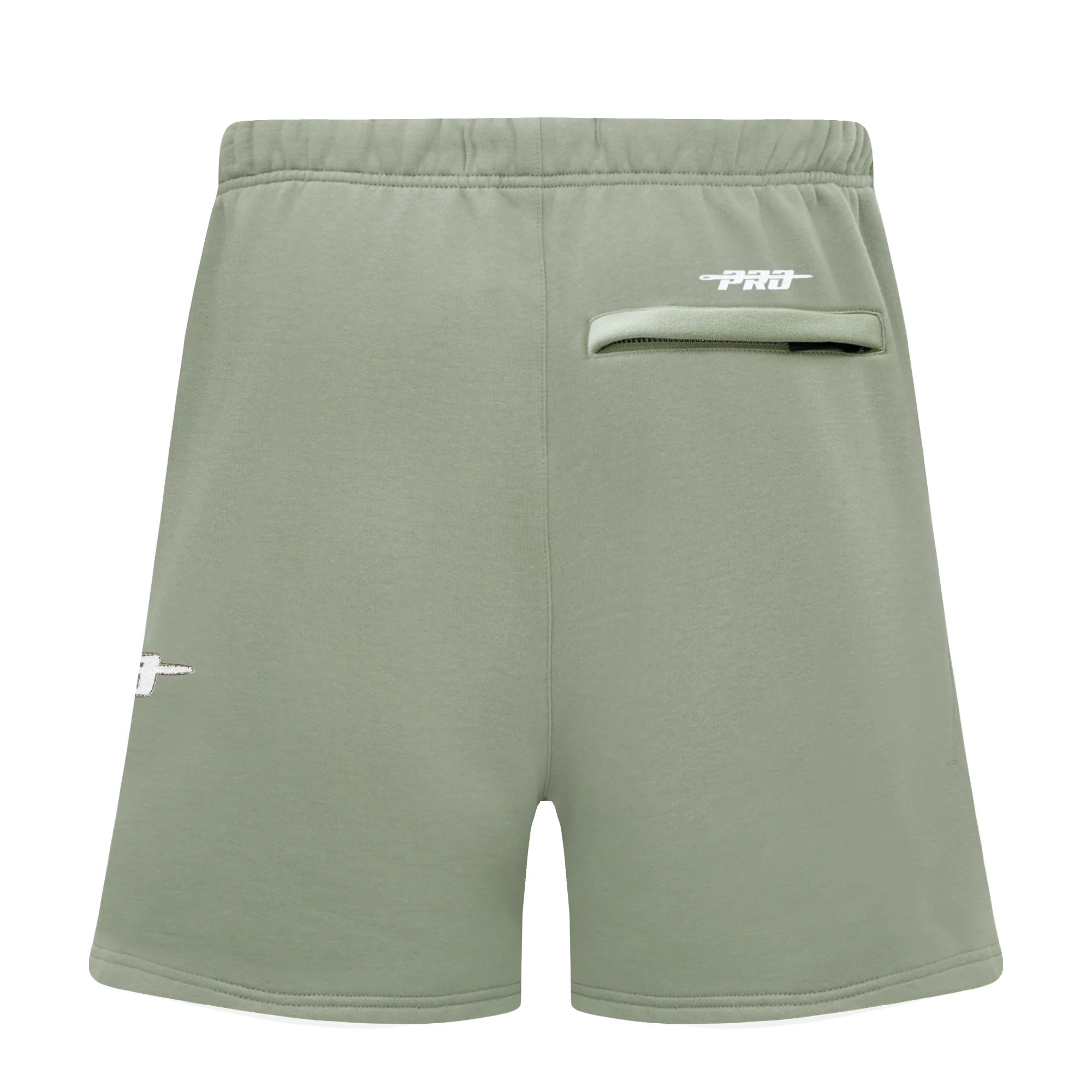 PRO STANDARD CLASSIC CHENILLE WHT LOGO MEN'S FLC SHORT (MOSS) - Image 4