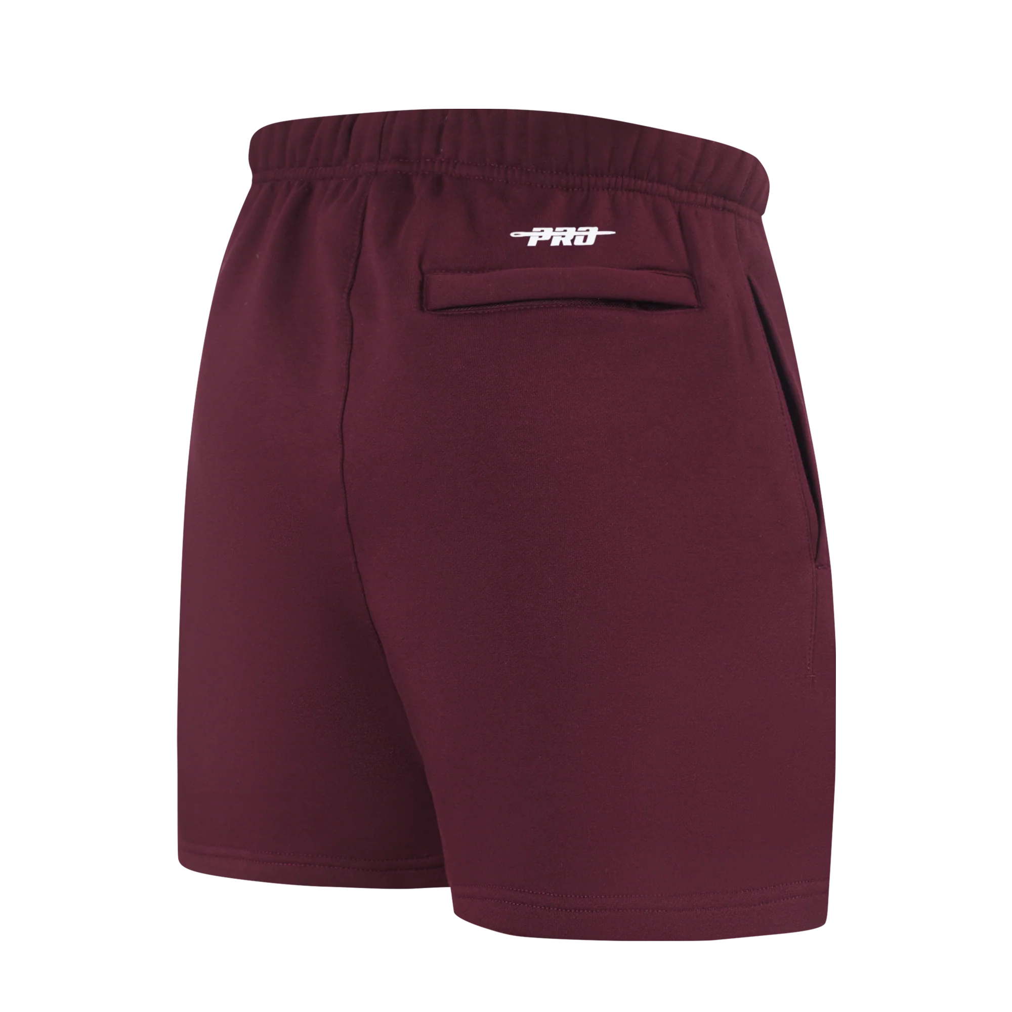 PRO STANDARD CLASSIC CHENILLE WHT LOGO MEN'S FLC SHORT (WINE) - Image 3