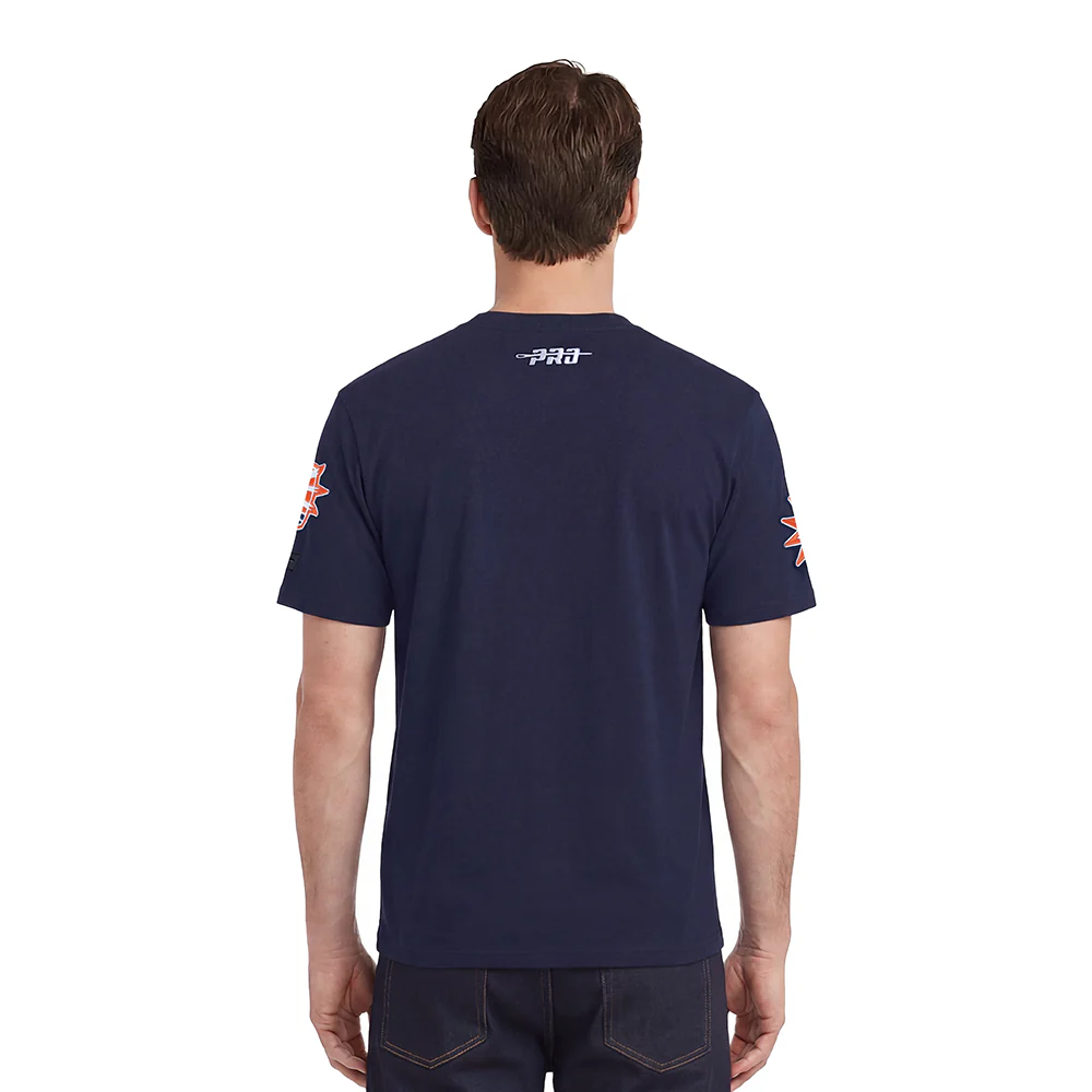 WNBA CONNECTICUT SUN CLASSIC CHENILLE MEN'S SINGLE JERSEY TEE (MIDNIGHT NAVY) - Image 2