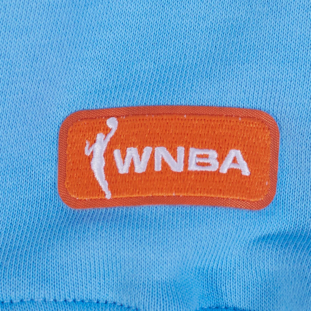 WNBA CHICAGO SKY CLASSIC CHENILLE MEN'S DOUBLE KNIT PULLOVER HOODIE (UNIVERSITY BLUE) - Image 7