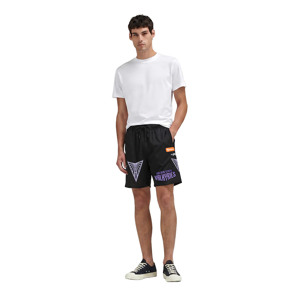 WNBA GOLDEN STATE VALKYRIES MESH MEN'S MESH SHORT (BLACK) - Image 3