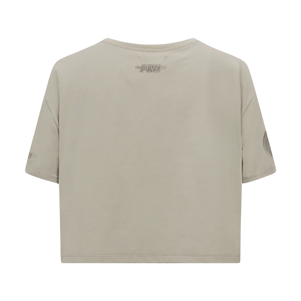WNBA MINNESOTA LYNX NEUTRAL WOMEN'S SINGLE JERSEY BOXY TEE (TAUPE) - Image 5