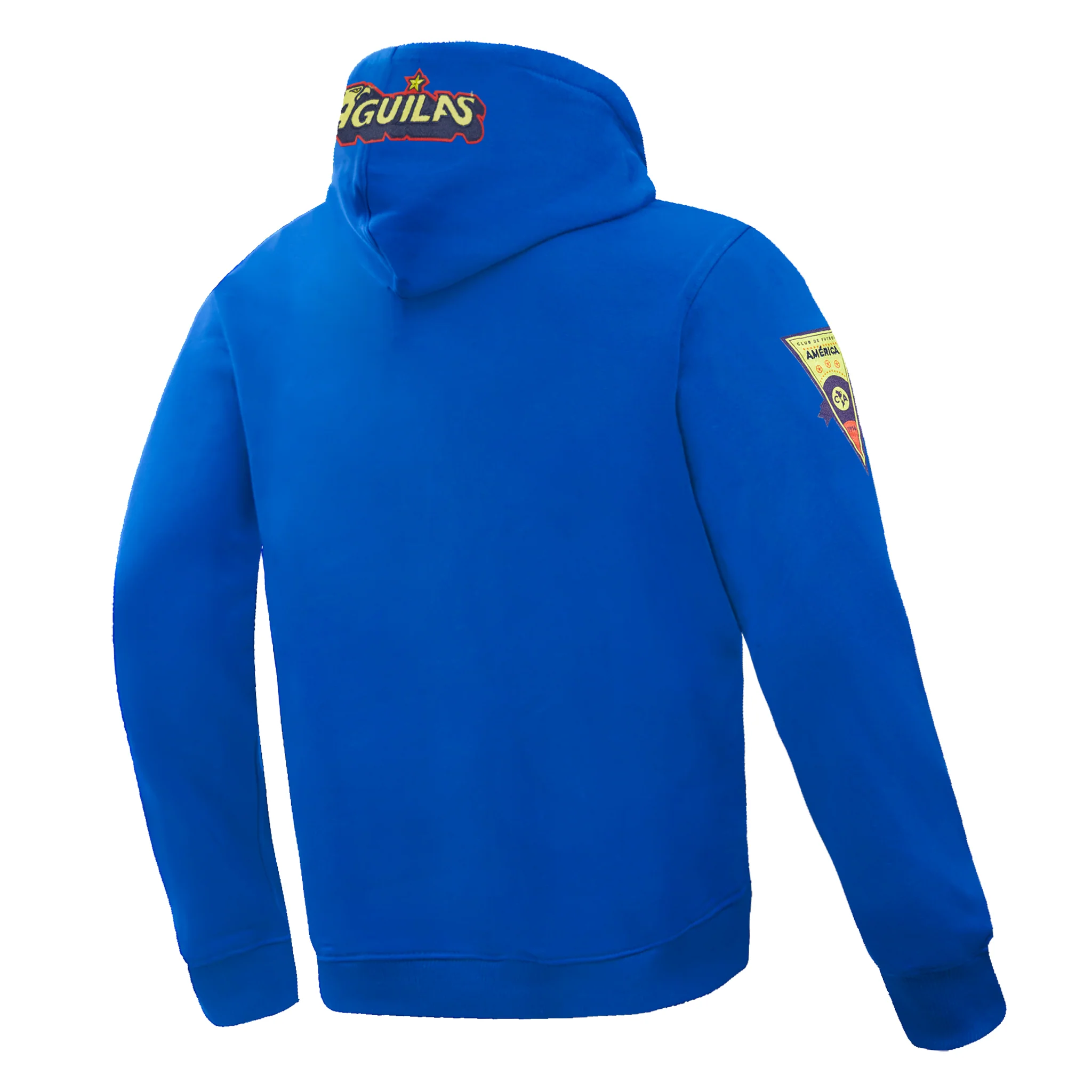 LIGA MX CLUB AMERICA STADIUM MEN'S FLEECE PULLOVER HOODIE (ROYAL BLUE) - Image 4