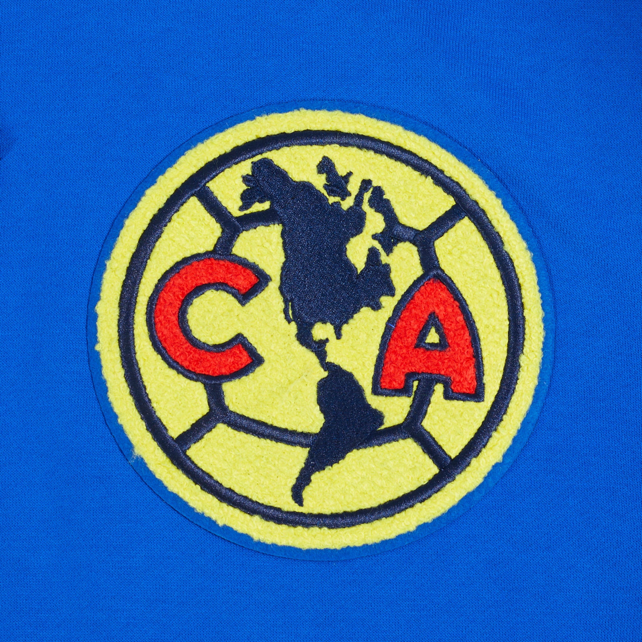 LIGA MX CLUB AMERICA STADIUM MEN'S FLEECE PULLOVER HOODIE (ROYAL BLUE) - Image 5
