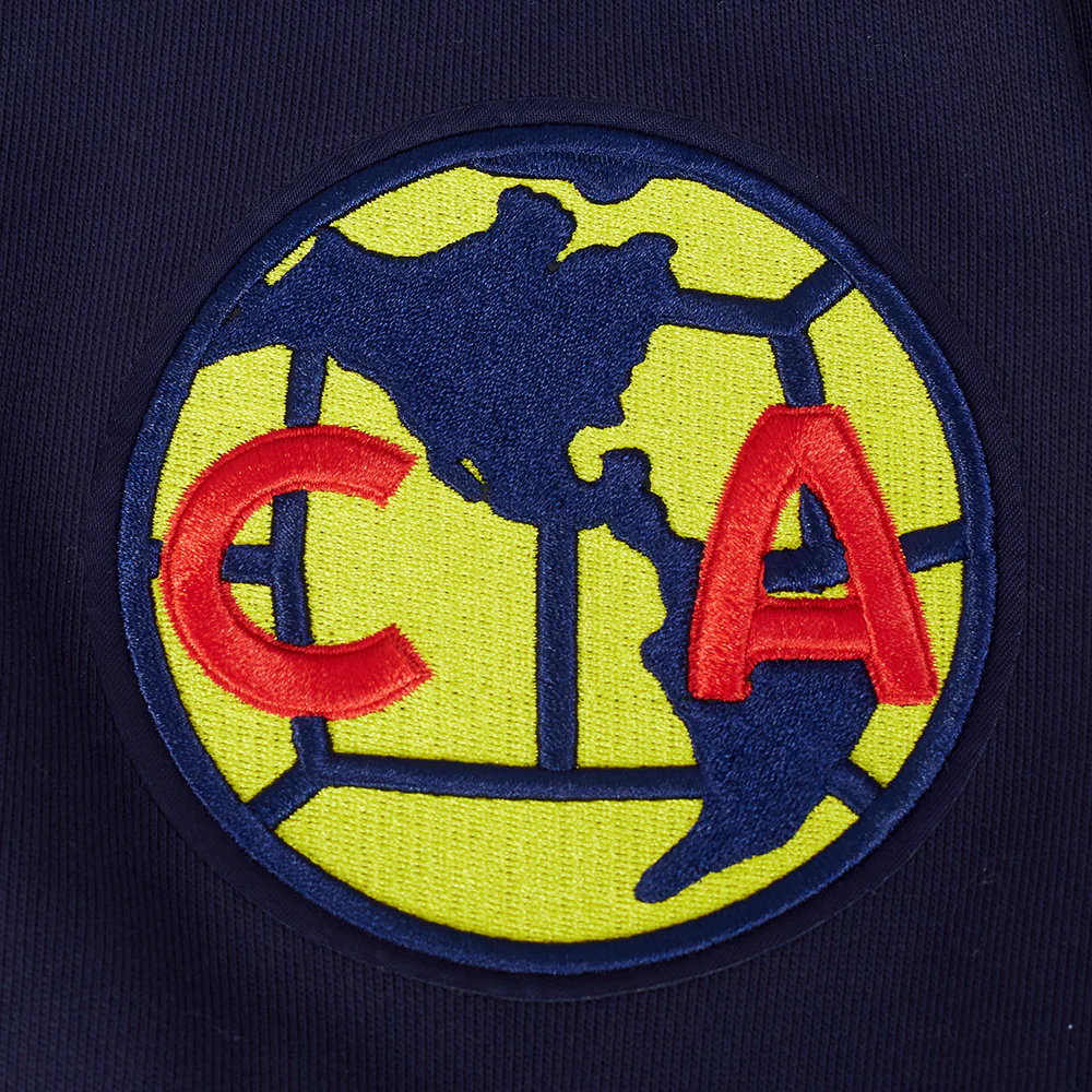 LIGA MX CLUB AMERICA OLD ENGLISH MEN'S FLC CREWNECK (MIDNIGHT NAVY) - Image 7