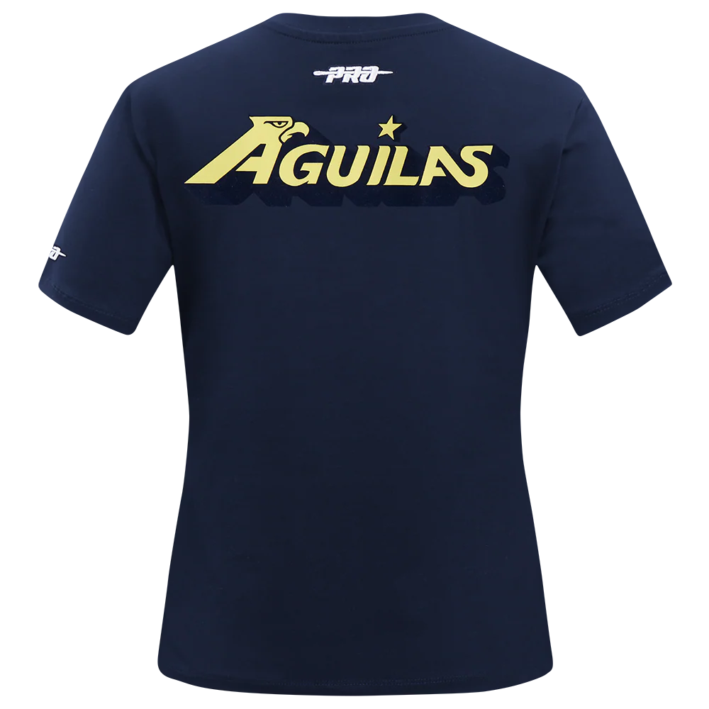 LIGA MX CLUB AMERICA STADIUM WOMEN'S SHORT SLEEVE SLIM FIT TEE (MIDNIGHT NAVY) - Image 3