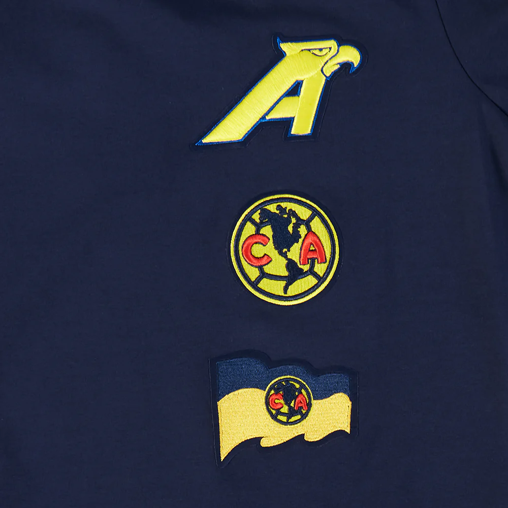 LIGA MX CLUB AMERICA STADIUM WOMEN'S SHORT SLEEVE SLIM FIT TEE (MIDNIGHT NAVY) - Image 5