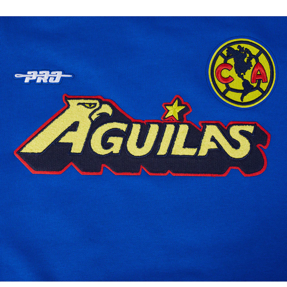 LIGA MX CLUB AMERICA STADIUM WOMEN'S DOUBLE KNIT CREWNECK (ROYAL BLUE) - Image 5