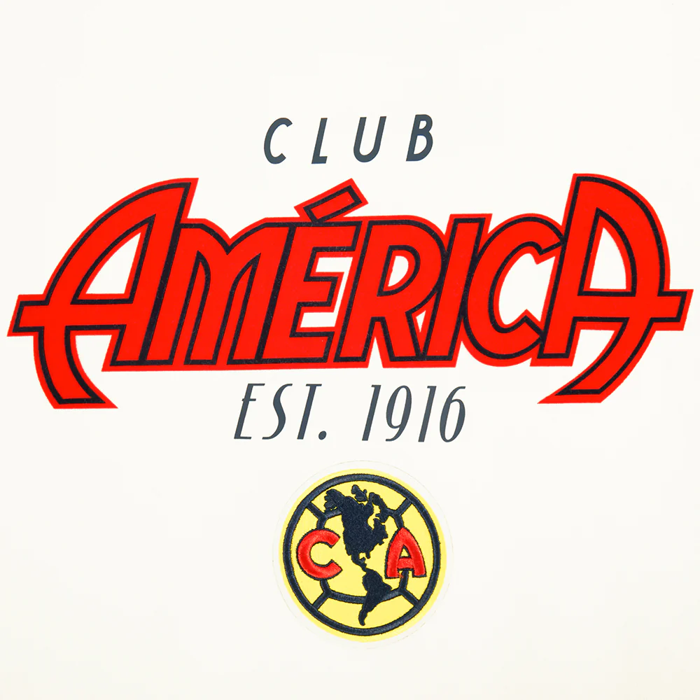 LIGA MX CLUB AMERICA PARADISE WOMEN'S CROPPED PULLOVER HOODIE (EGGSHELL) - Image 5