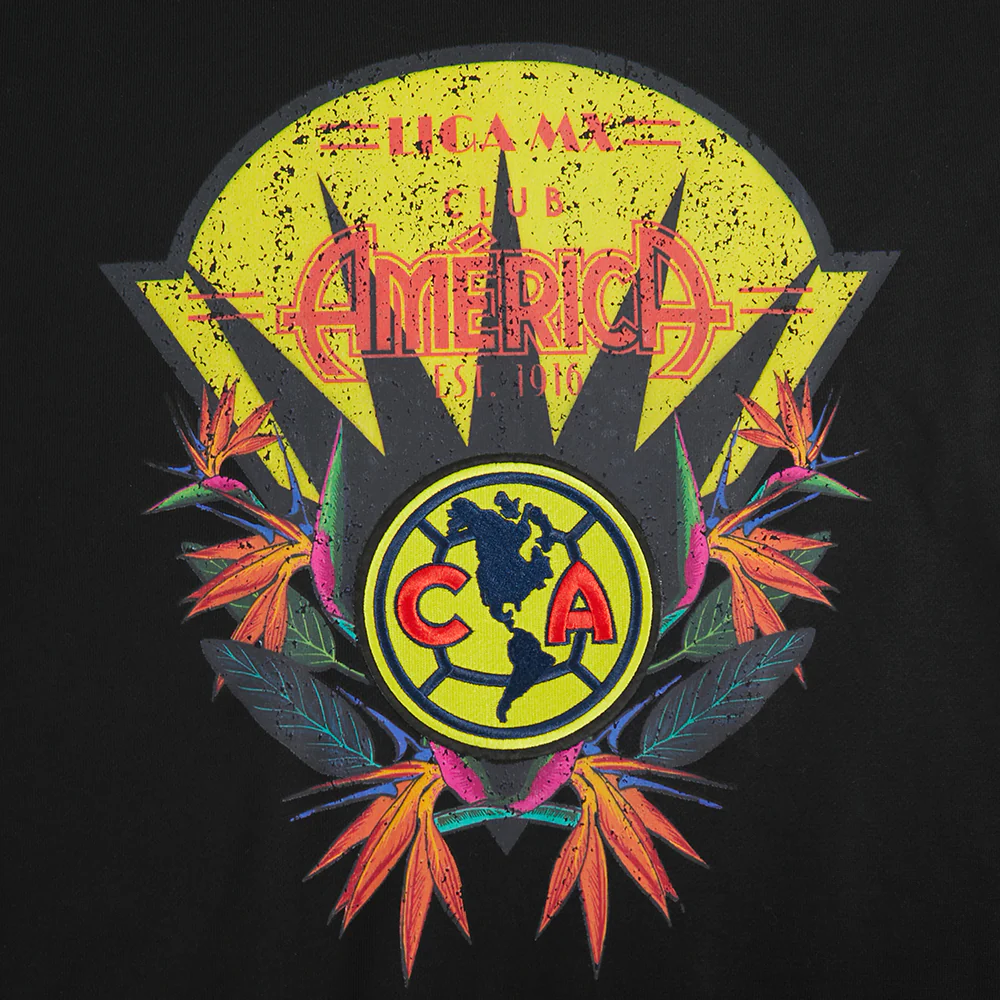 LIGA MX CLUB AMERICA PARADISE WOMEN'S CREWNECK SWEATSHIRT (BLACK) - Image 6