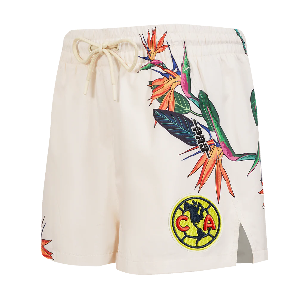 LIGA MX CLUB AMERICA PARADISE WOMEN'S WOVEN SHORT (EGGSHELL) - Image 4